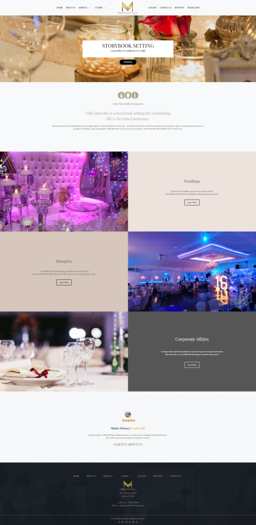 Social Media Marketing for Party Event Rental Website