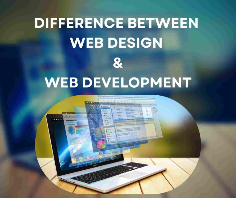 difference between web design and web development