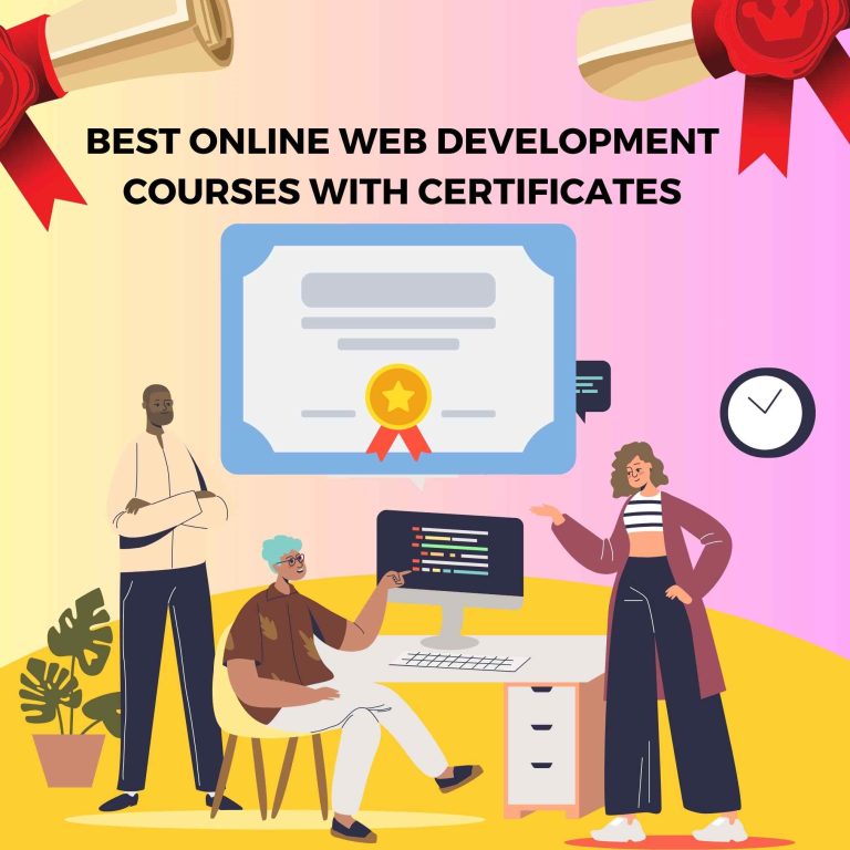 best online web development courses with certificates