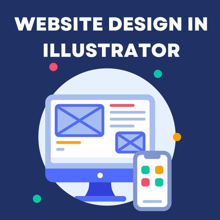 website design in illustrator