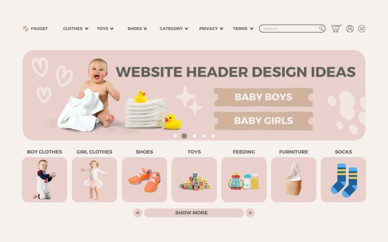 website header design ideas