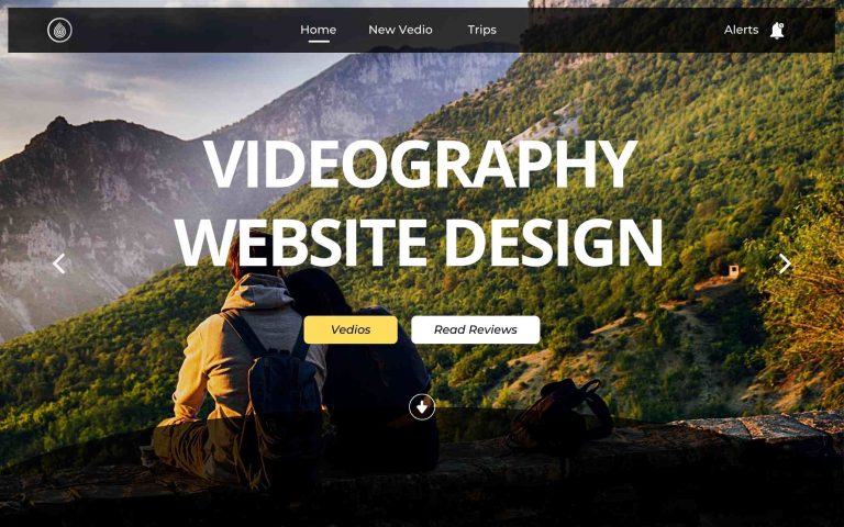videography website design
