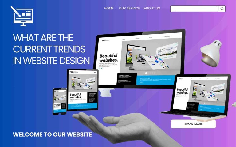 what are the current trends in website design