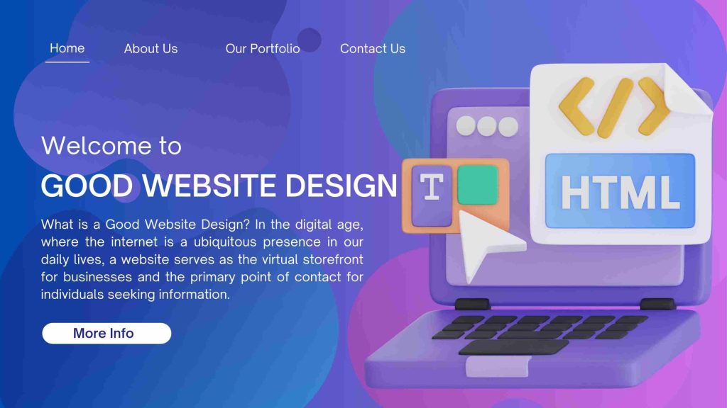 what is a good website design