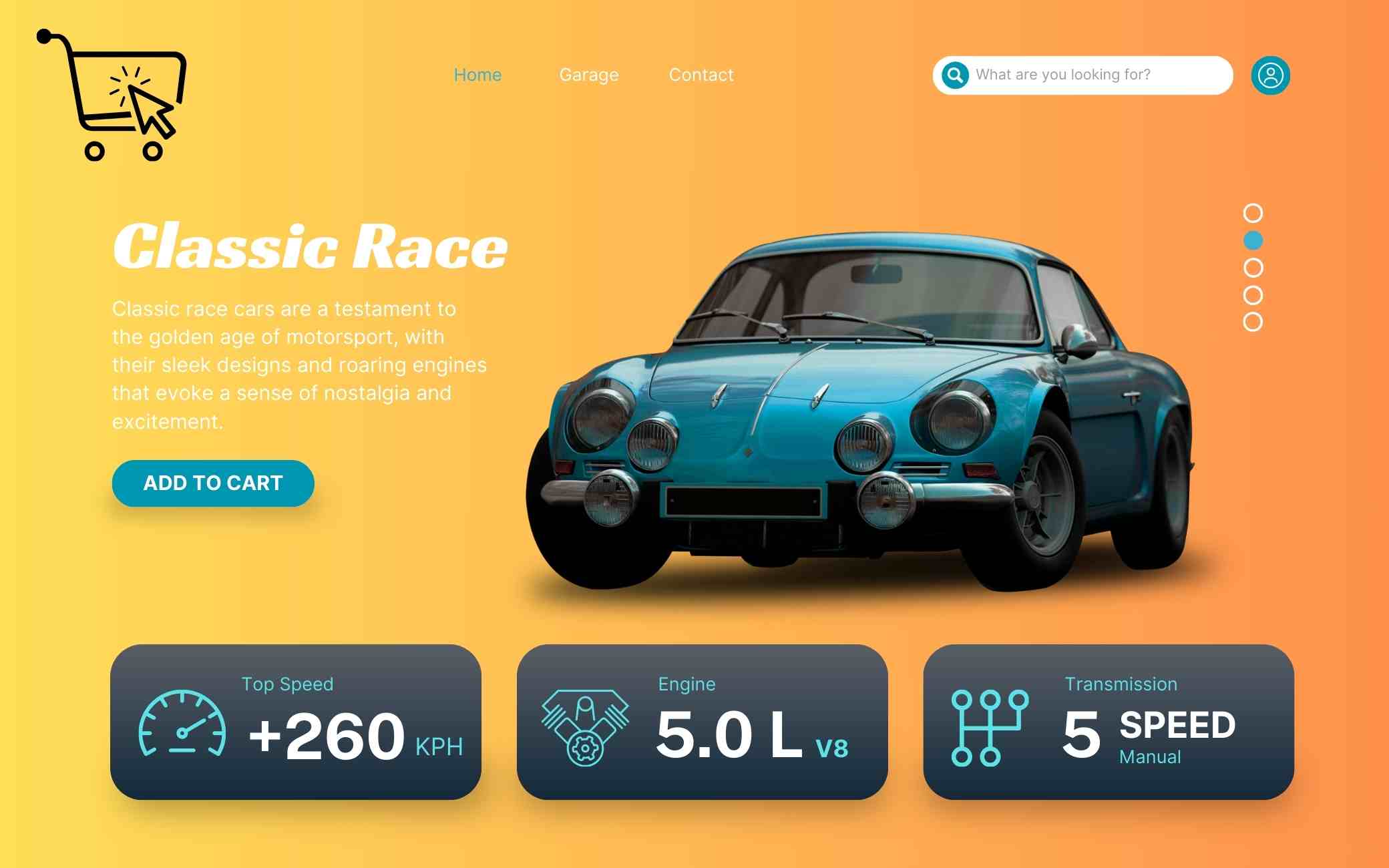 yellow website design