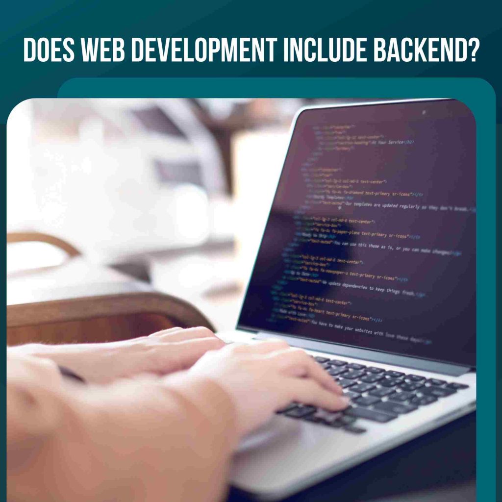 does web development include backend