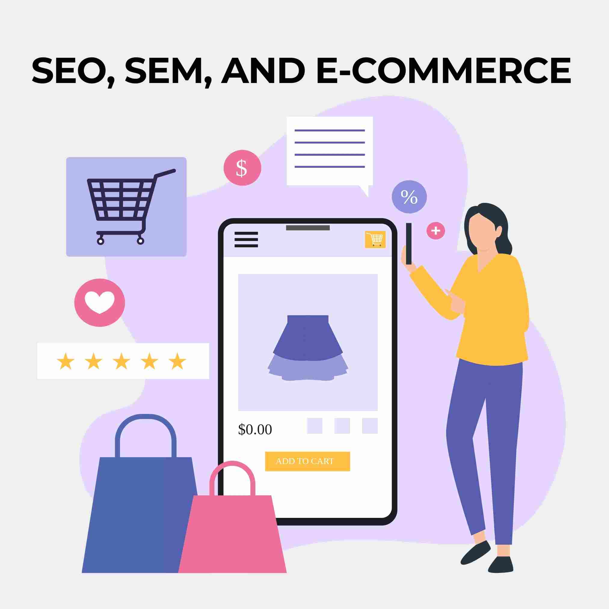 SEO, SEM, and E-commerce