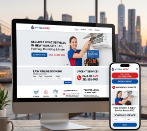 HVAC Web Design NYC