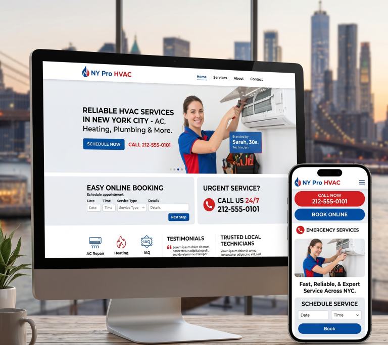 HVAC Web Design NYC