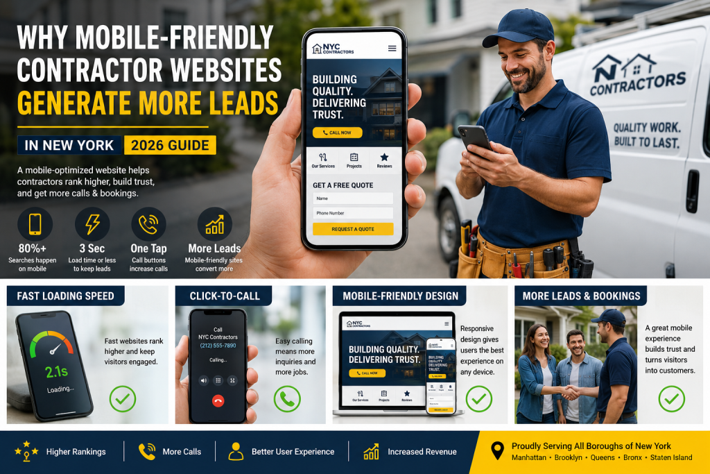 mobile-friendly contractor websites