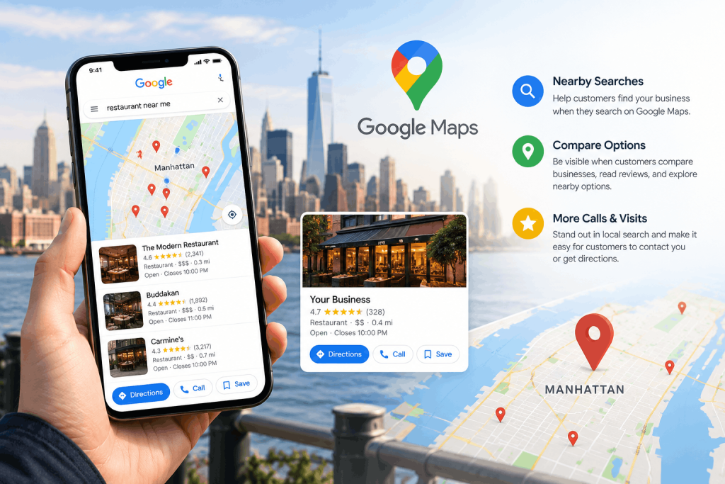 Google Maps Searches